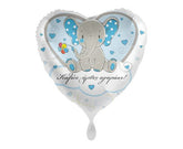 Μπαλόνι Φοιλ 17" Καλώς Ήρθες Αγοράκι / 43 εκ